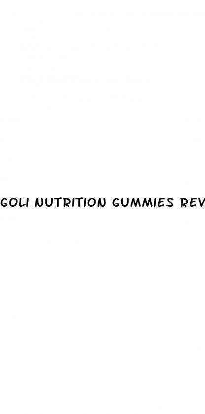 goli nutrition gummies reviews