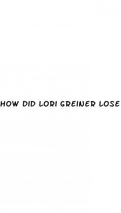 how did lori greiner lose weight