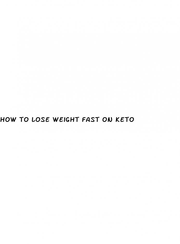 how to lose weight fast on keto