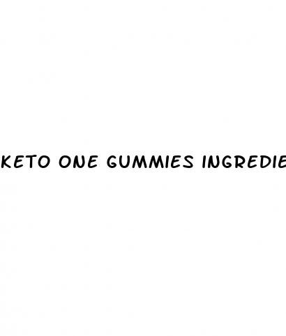 keto one gummies ingredients