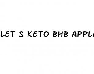 let s keto bhb apple gummies