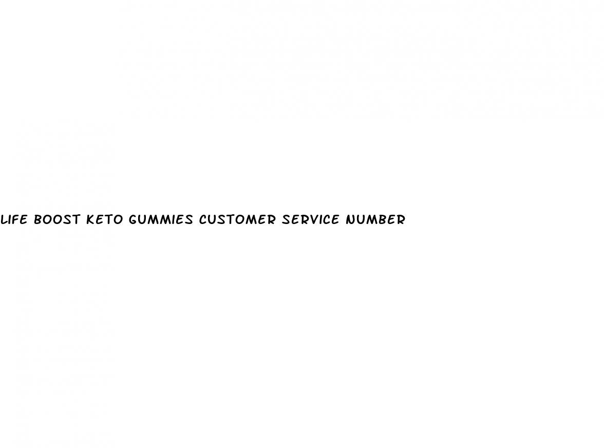 life boost keto gummies customer service number
