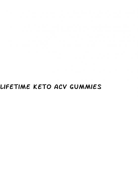 lifetime keto acv gummies