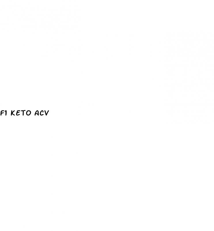 f1 keto acv