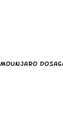 mounjaro dosage for weight loss