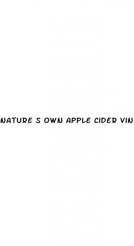 nature s own apple cider vinegar gummies
