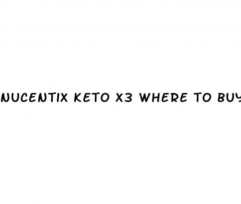 nucentix keto x3 where to buy