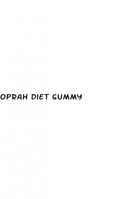 oprah diet gummy