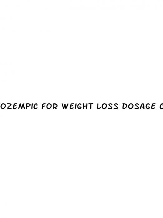 ozempic for weight loss dosage chart