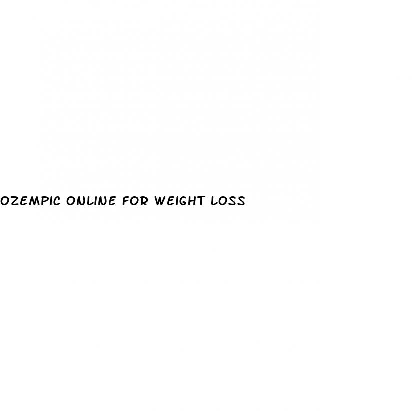 ozempic online for weight loss
