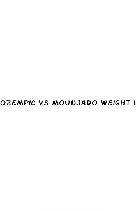 ozempic vs mounjaro weight loss