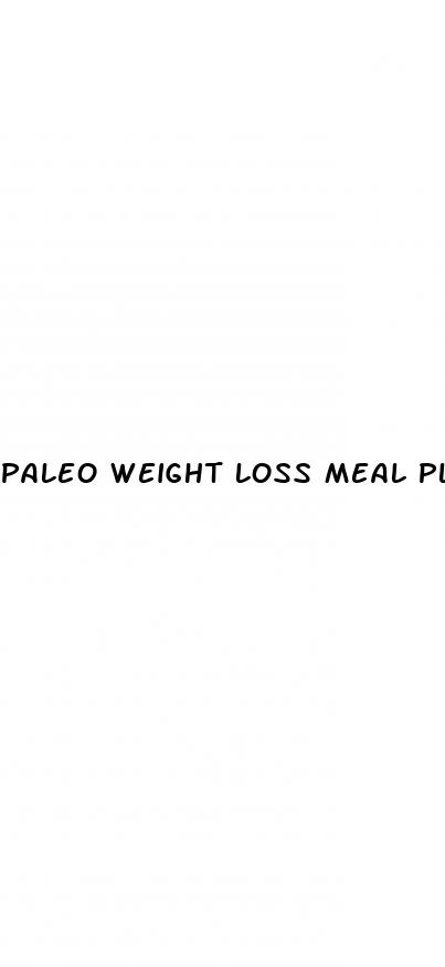 paleo weight loss meal plan