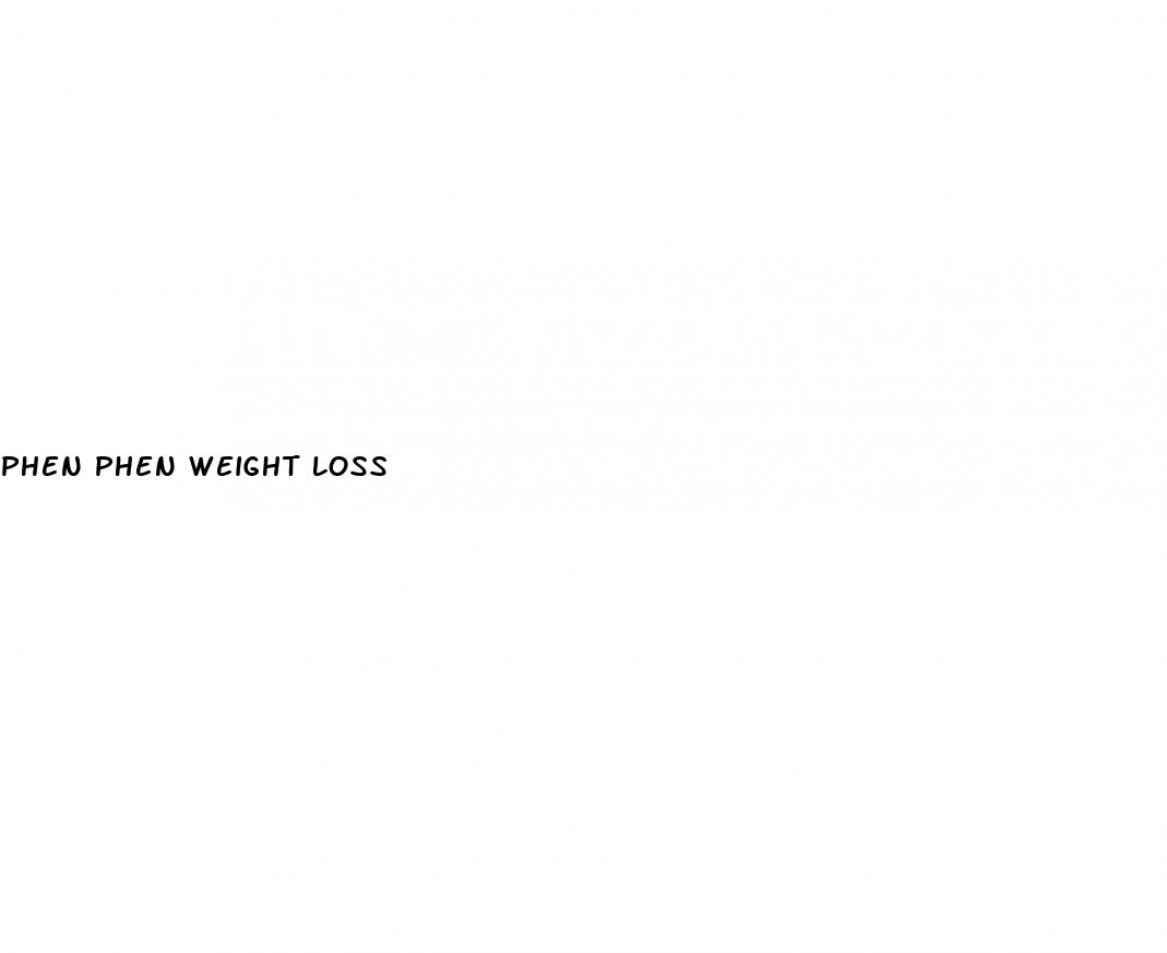 phen phen weight loss