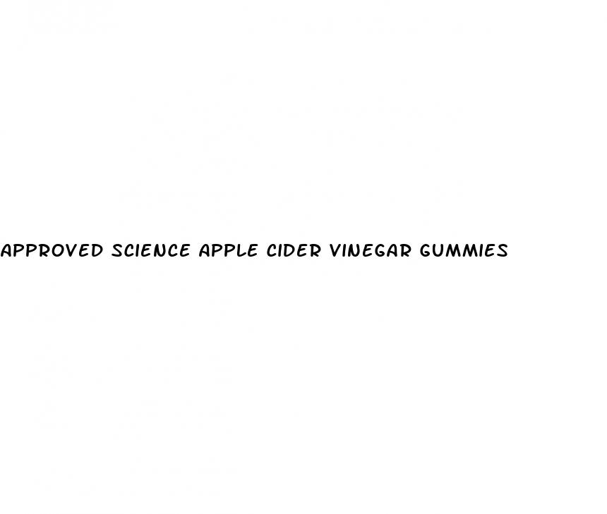 approved science apple cider vinegar gummies