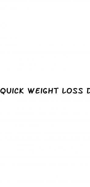 quick weight loss diet plans