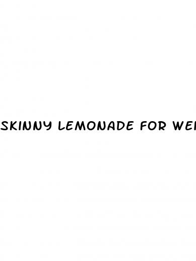 skinny lemonade for weight loss