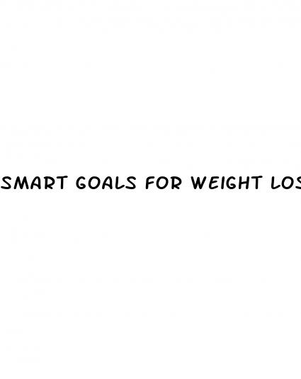 smart goals for weight loss