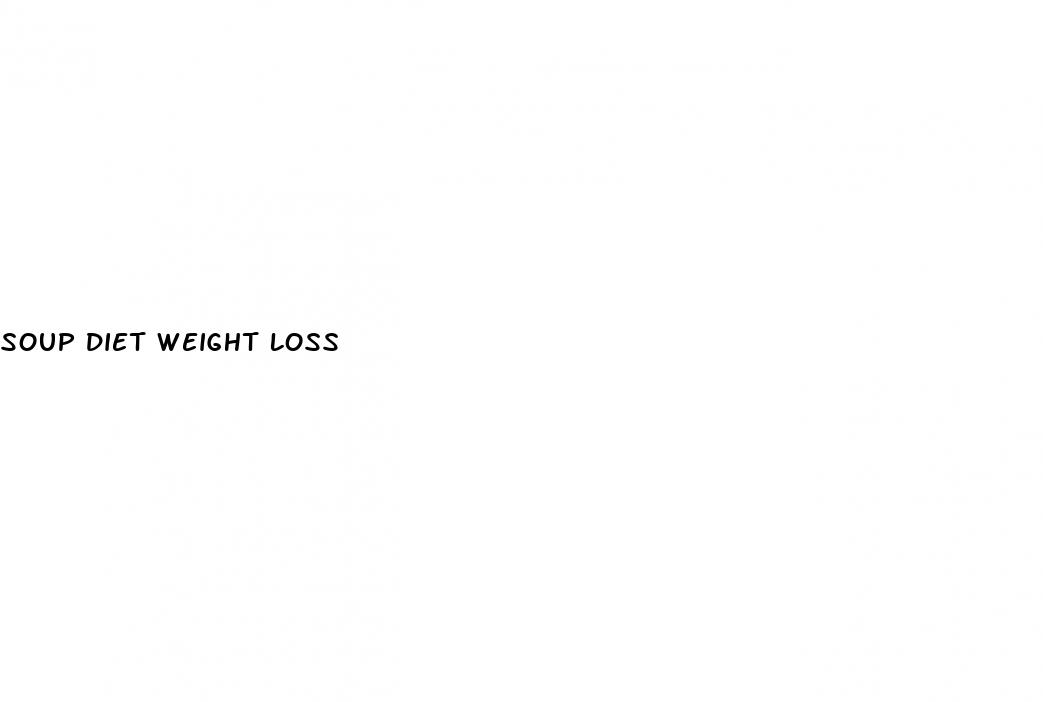soup diet weight loss