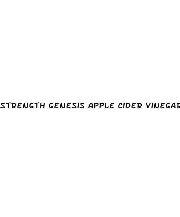strength genesis apple cider vinegar
