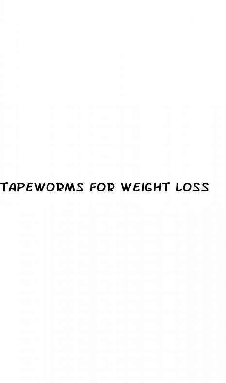 tapeworms for weight loss