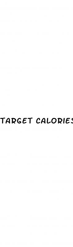 target calories for weight loss
