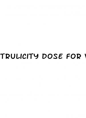 trulicity dose for weight loss