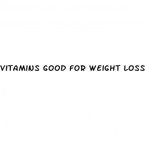 vitamins good for weight loss