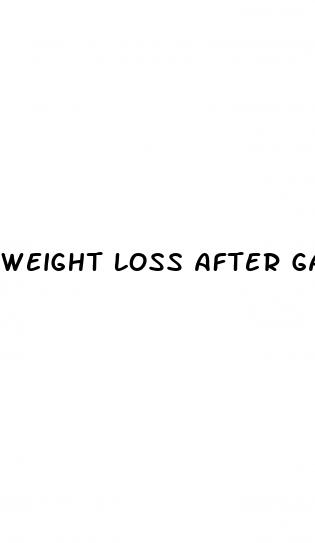 weight loss after gallbladder removed