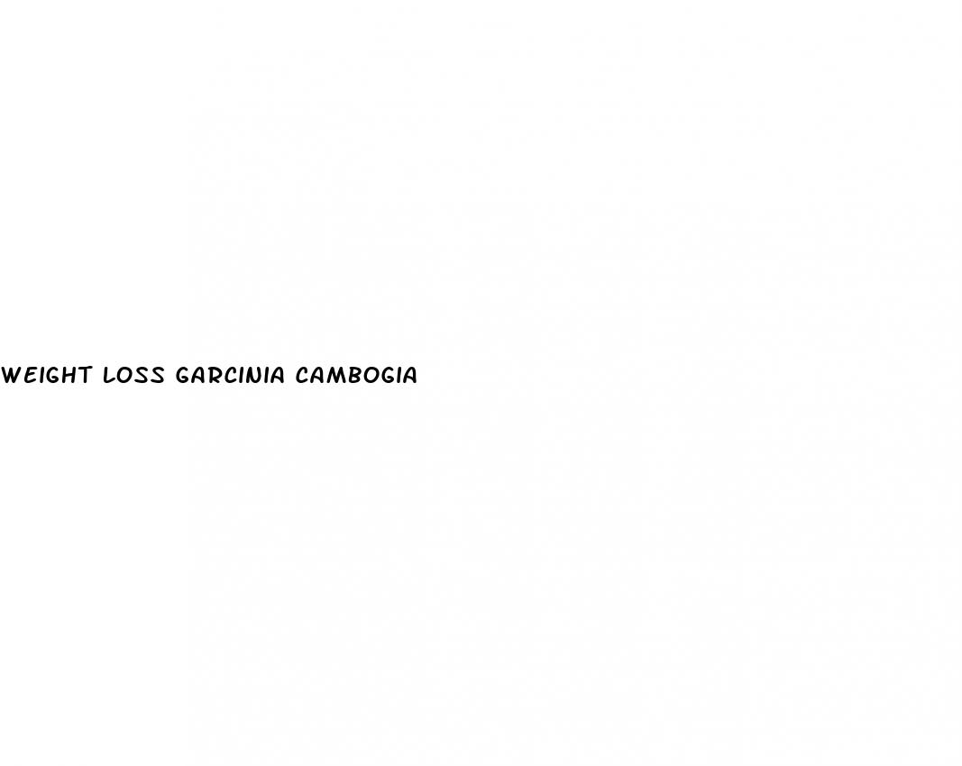 weight loss garcinia cambogia