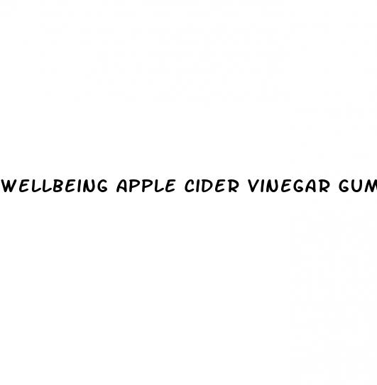 wellbeing apple cider vinegar gummies