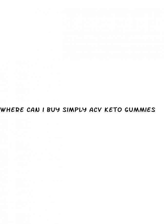 where can i buy simply acv keto gummies