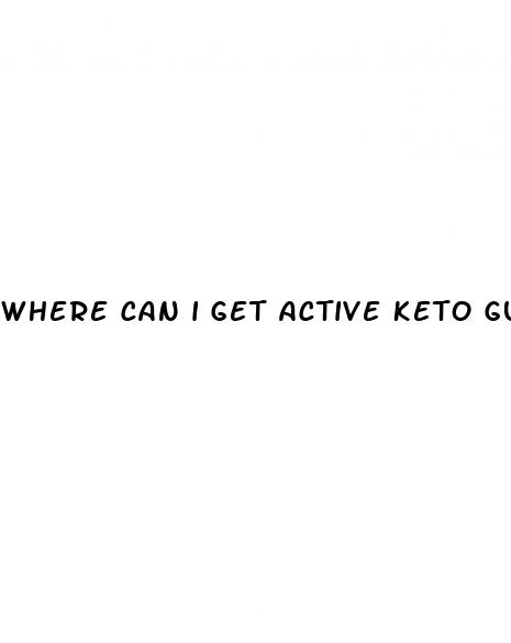 where can i get active keto gummies
