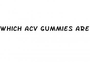 which acv gummies are best for weight loss