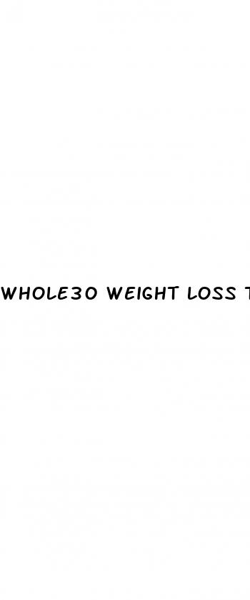 whole30 weight loss timeline