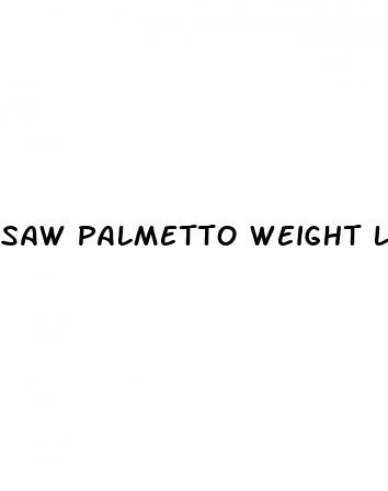 saw palmetto weight loss female