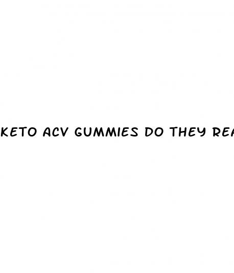 keto acv gummies do they really work