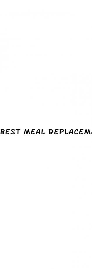 best meal replacement shakes weight loss