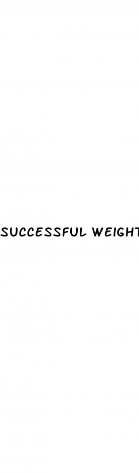 successful weight loss