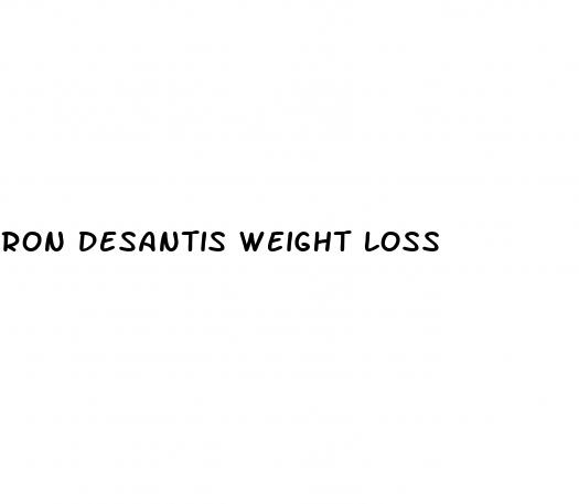 ron desantis weight loss
