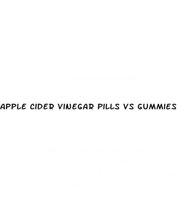 apple cider vinegar pills vs gummies