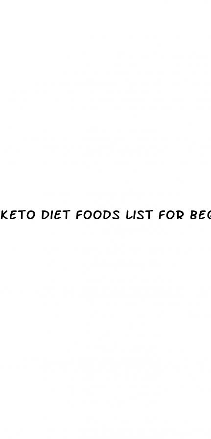 keto diet foods list for beginners