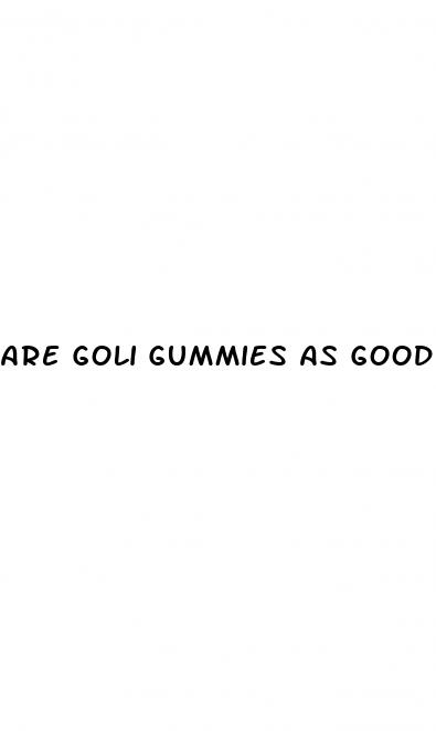 are goli gummies as good as apple cider vinegar