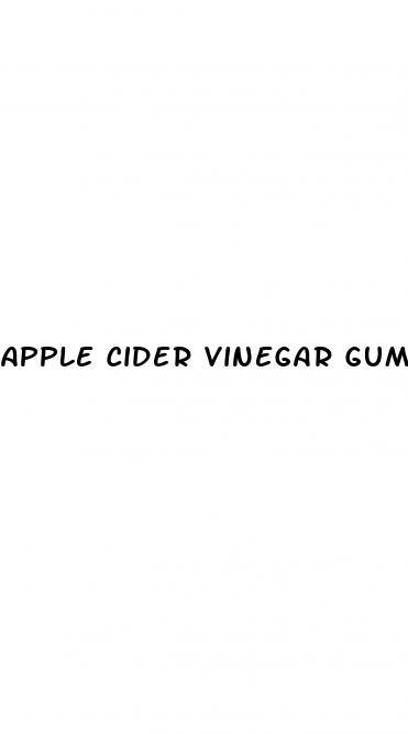apple cider vinegar gummies dr oz