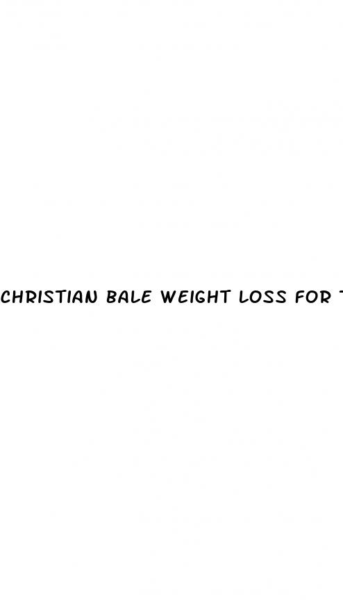 christian bale weight loss for the machinist