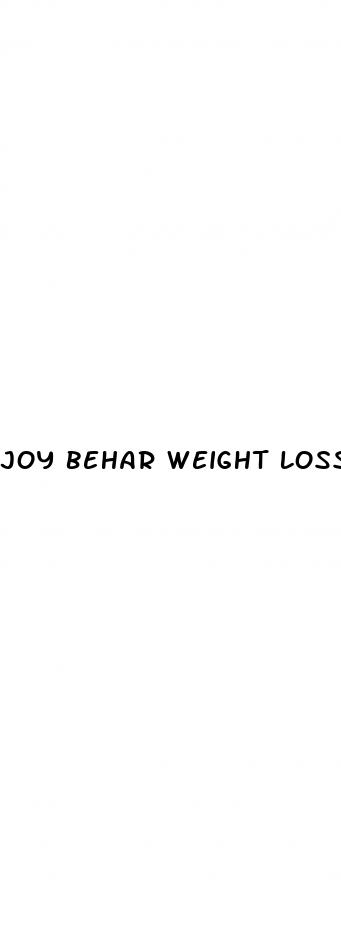 joy behar weight loss