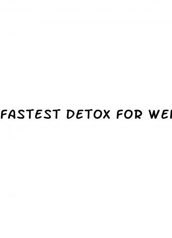 fastest detox for weight loss