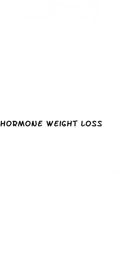 hormone weight loss