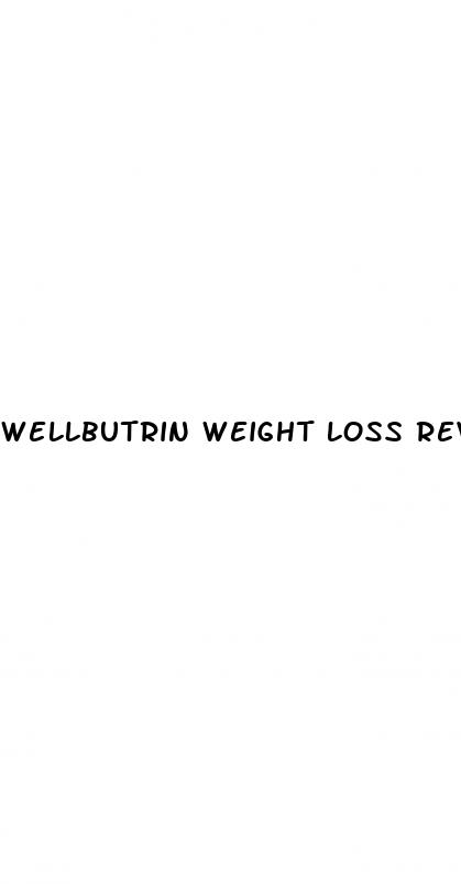 wellbutrin weight loss reviews