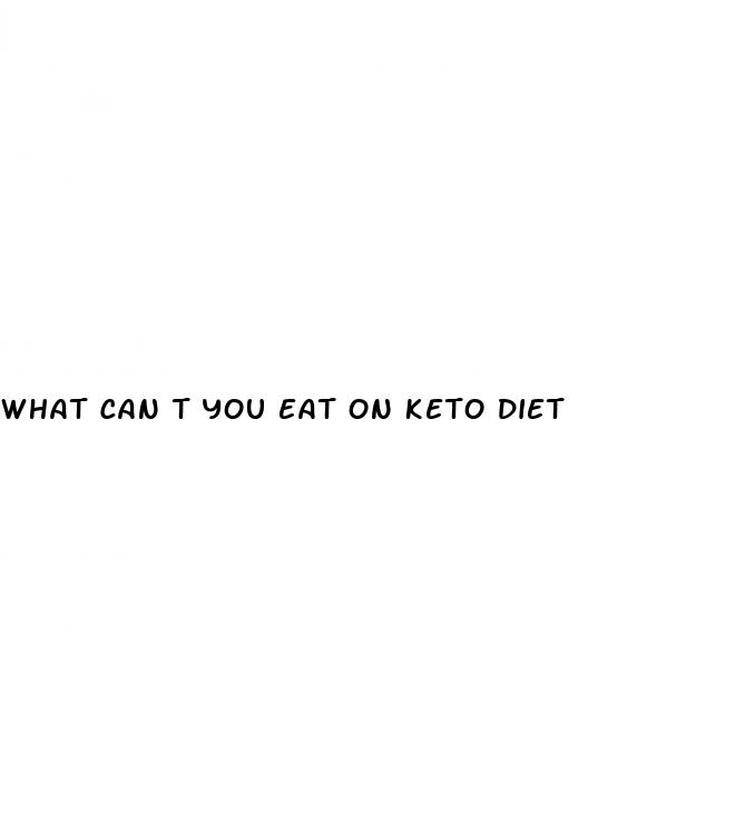 what can t you eat on keto diet