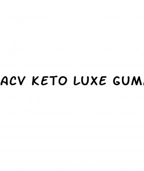 acv keto luxe gummies